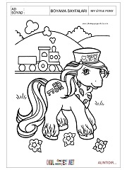 My Litte Pony boyama sayfaları